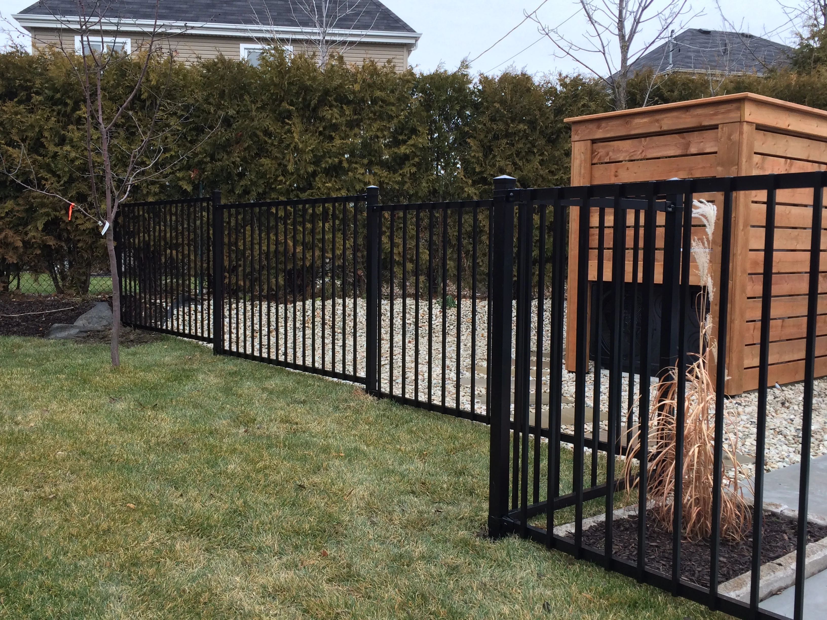 Projet de clôture ornementale à Brossard